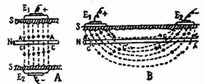 ֱ�����Ƶ缫���ò��õ����߷ֲ����